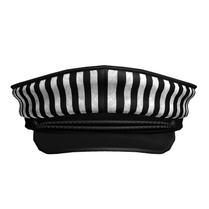 striped dark emo vkei cadet hat