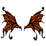 (CODE= 2288 ) Monarch Butterfly Wings