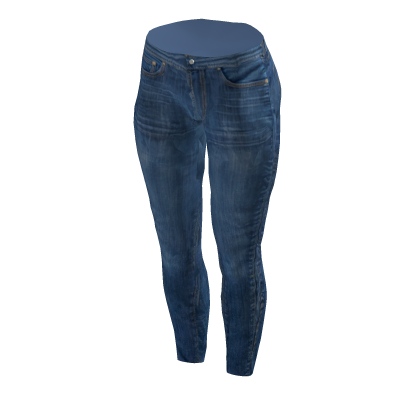 Ripped Blue Jeans
