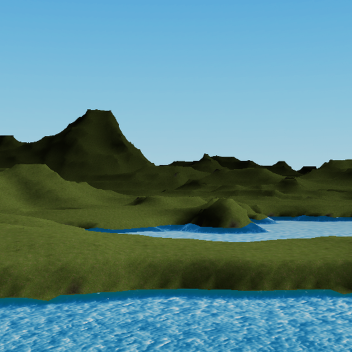 Heightmap Generated Island