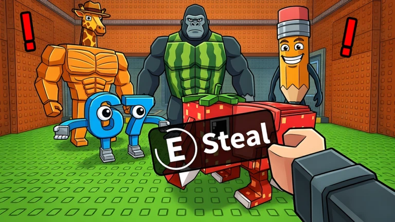 ブレインロットの基地を盗む🧠