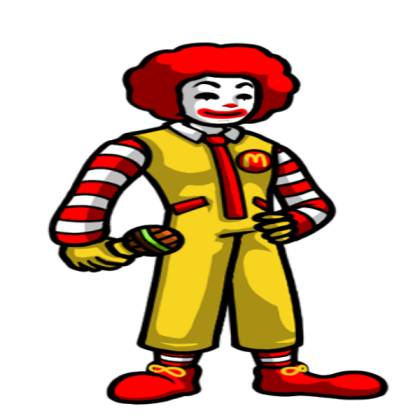 FNF Ronald McDonald Roblox decal