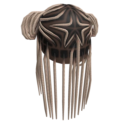Star Braided Cornrows In Black & Blonde | Roblox Item - Rolimon's