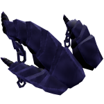 Obsidian Armoured Dragon Horns