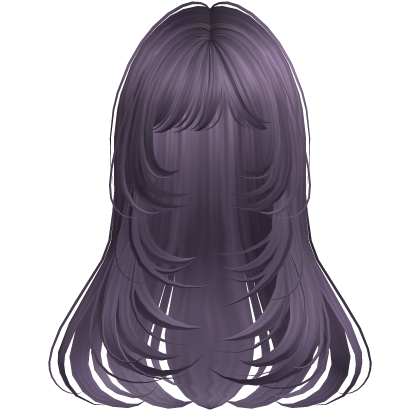 Long Straight Wispy Layers Purple
