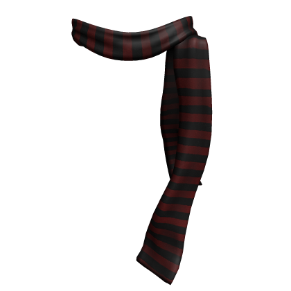 red striped vkei skinny scarf (1.0) thumbnail