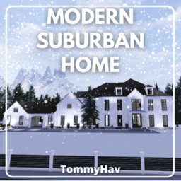 Modern Suburb Home [FAMILY ROLEPLAY ☃️]