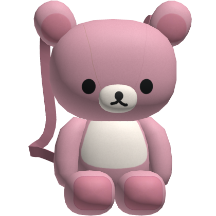 Cute Pink Rilakkuma Korilakkuma Bear Plushie [3.0] Roblox item