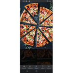 Pizza is eaten by me
