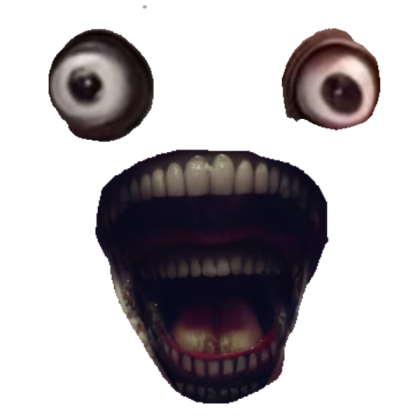 weird creepy face Roblox decal
