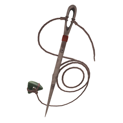 Buttons Movie Inspired Thread Needle Talisman