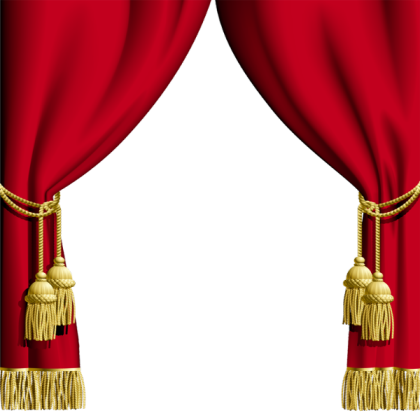 Red Curtain Transparent Frame Roblox decal