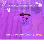 Pastel pink bunny squad<3