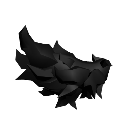 Whispy wolf tail (black)