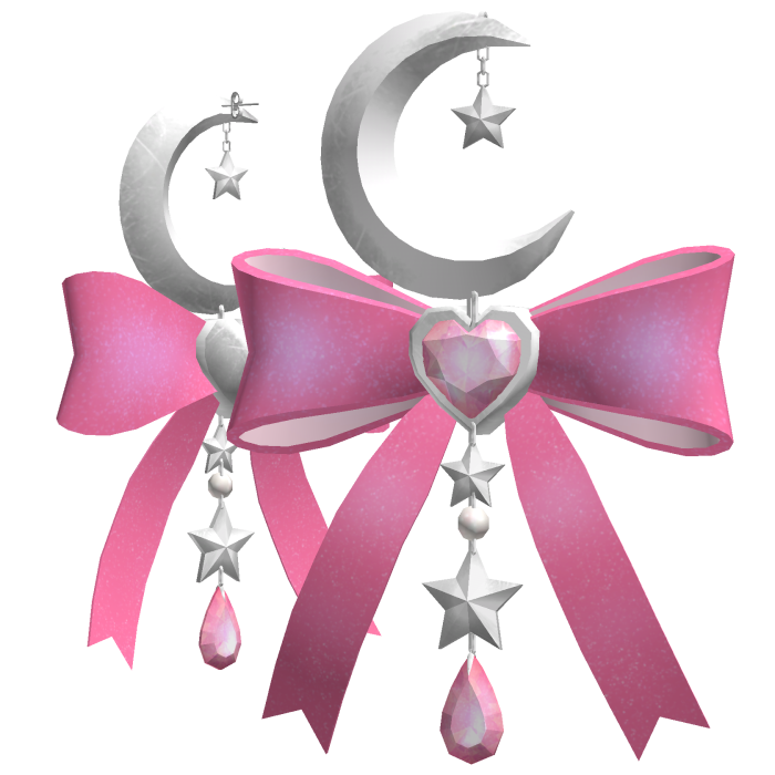 Pink Magical Celestial Earrings (Silver)