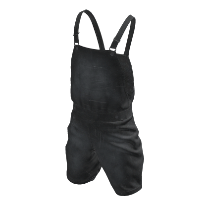 Grey Denim Short Overalls thumbnail