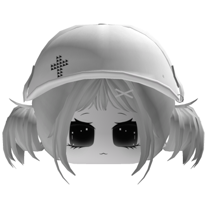 Cute Girl w/ Wavy Pigtail Hair (full white)  Roblox item