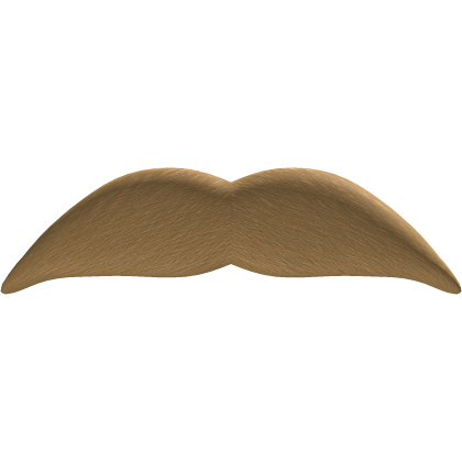 Blonde Chevron Police Mustache Roblox item