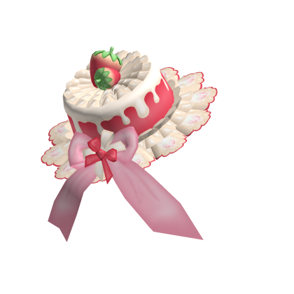 🍓 Strawberry Shortcake Kawaii Lace Ribbon Hat