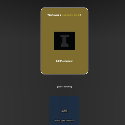 [BETA] 🎲Roll Items Simulator
