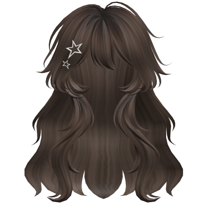 Shy Fluffy Wavy Girly Anime Hair (Brown) thumbnail