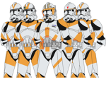 Orange Trooper Guys Attack Battalions Group