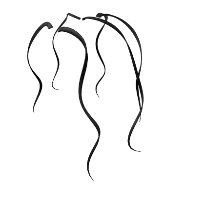 Cute Dark Messy Wavey Long Hair Extension Roblox item