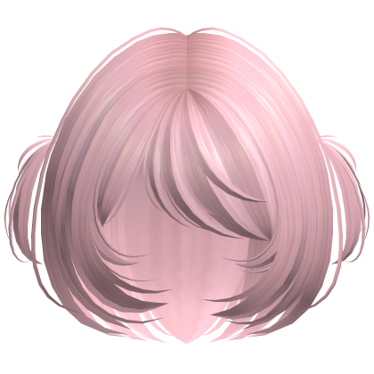 Cute Shy Bob w/ Mini Pigtails Pink