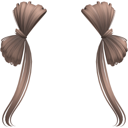 ♡ Cute Hair Bow Extensions (Milktea) Roblox item