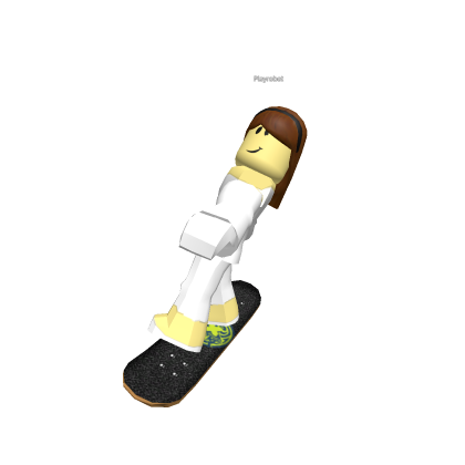 Playrobot on skateboard