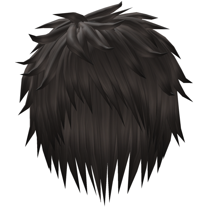 brown emo hair