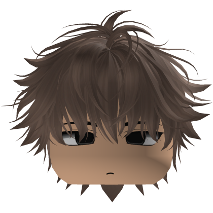 Cute Y2K emo light brown hair