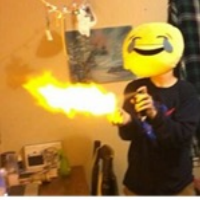 Cursed flamethrower Roblox decal