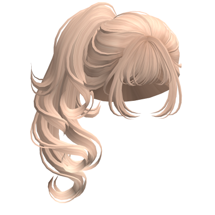 Messy Apple Girl Ponytail Blonde