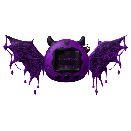 AJUSTABLE MOCHILA DE HALLOWEEN WINGS TAMAGOCHI
