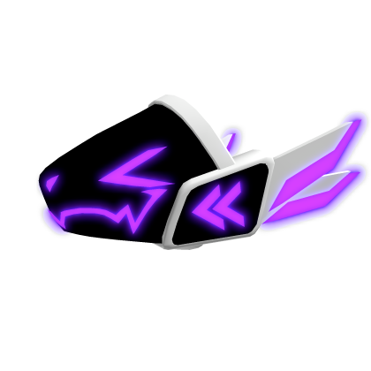 Emissive Protogen Visor | Purple/White