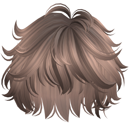 Messy Fluffy Anime Boy Hair (Milktea) Roblox item
