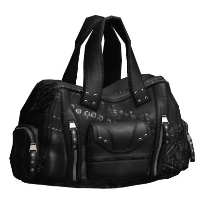 Black Pierced Luxury Handheld Bag thumbnail