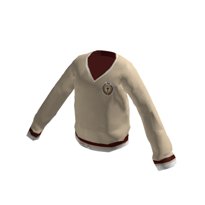 Preppy School Sweater Beige thumbnail