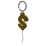 Dollar Balloon Key Chain