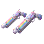 Pride Heart Blaster Toy - Iridescent Rainbow