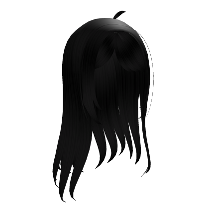 ♡ : long emo protagonist fatal frame hair black Roblox item