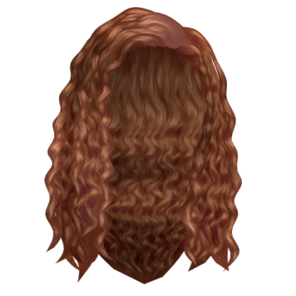 Curly Long Hair (Ginger) Roblox item
