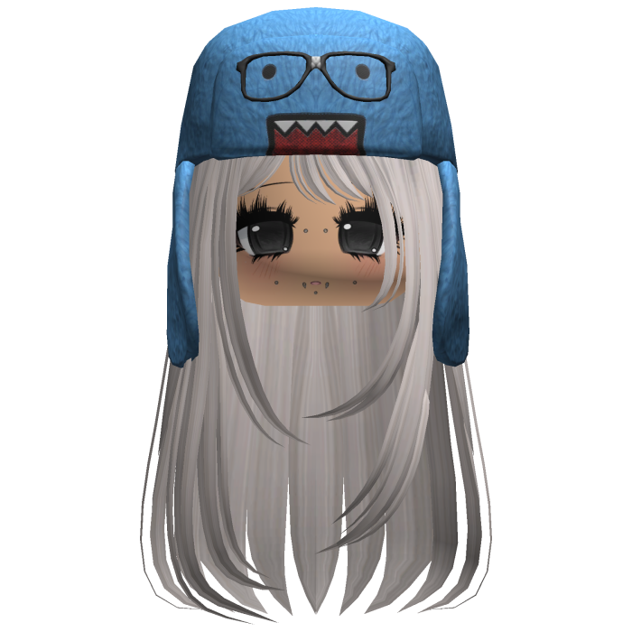 Domo Long Girl Hair Silver V3
