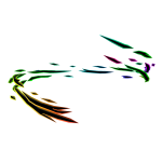 Rainbow Flame Aura - Top