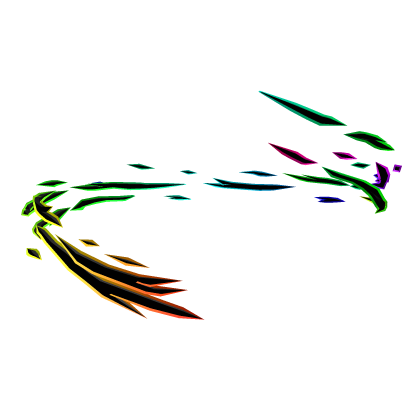 Rainbow Flame Aura - Top Roblox item