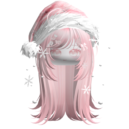 Emo Vamp Christmas Hair (Light Pink) Roblox item