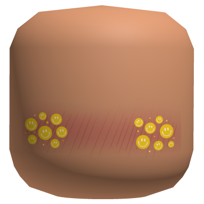 Yellow Preppy Smile Blush Roblox item