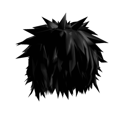 Black spiky emo hair 1.