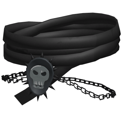 Black Bandages Emo Goth Black Skull Badge Face Roblox item